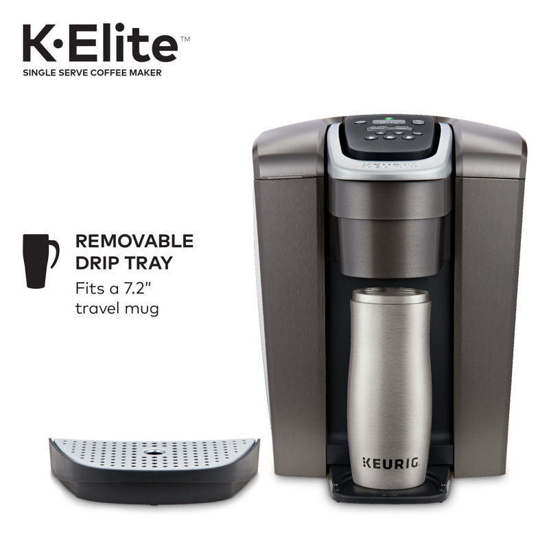 Keurig KElite SingleServe KCup Pod Coffee Maker with Iced Coffee